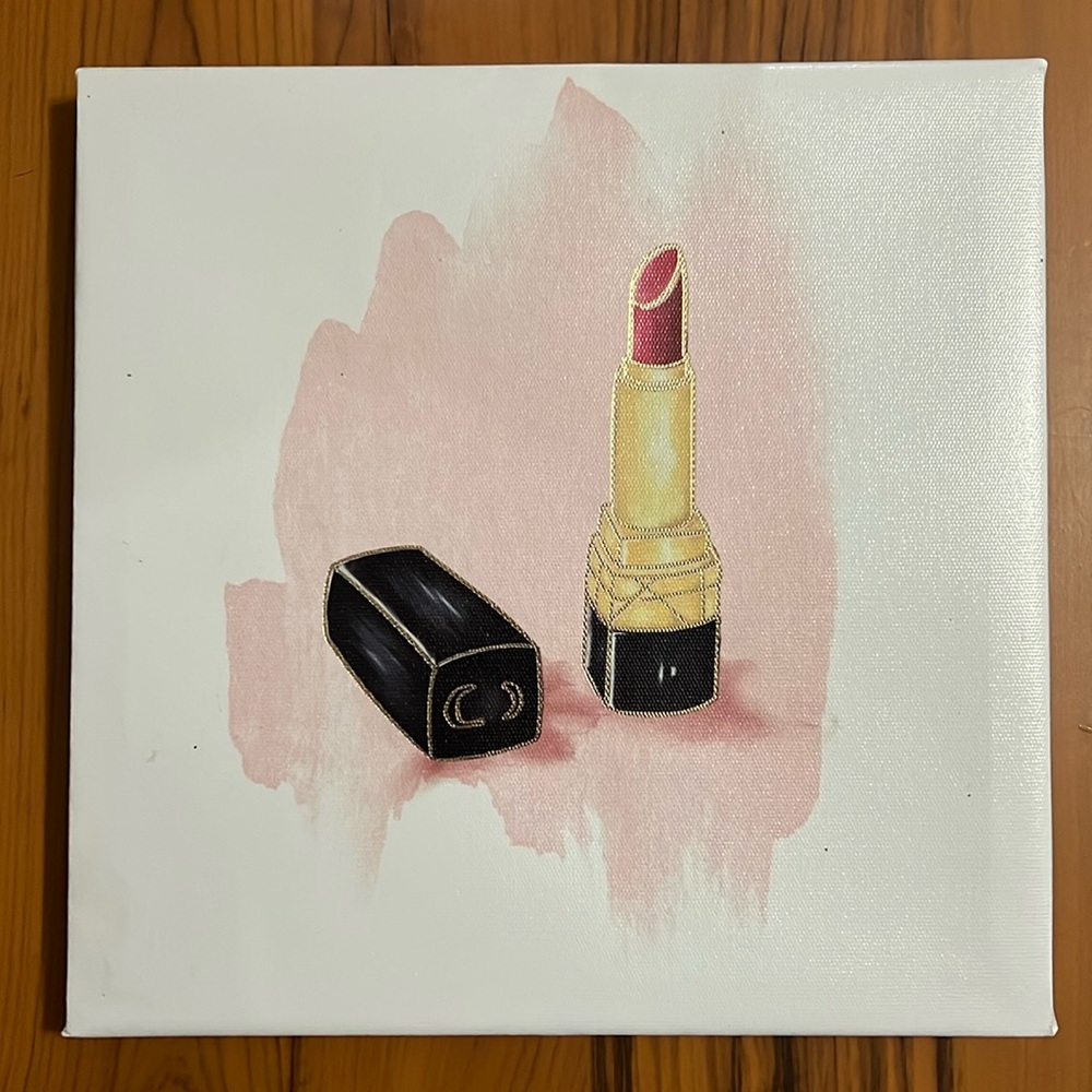 Designer Inspired Lipstick Canvas